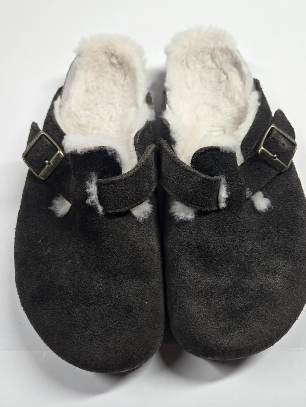 Birkenstock Boston fur clogs 38
